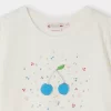 Child Bonpoint Tops | T-Shirt Capricia Blanc Lait