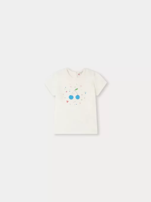 Newborn & Baby Bonpoint Tops | T-Shirt Cira Blanc Lait