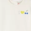 Newborn & Baby Bonpoint Tops | T-Shirt Cira Blanc Lait