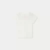 Child Bonpoint Tops | T-Shirt Fina Blanc Lait