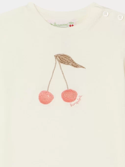 Newborn & Baby Bonpoint Tops | T-Shirt Tahsina Ecru
