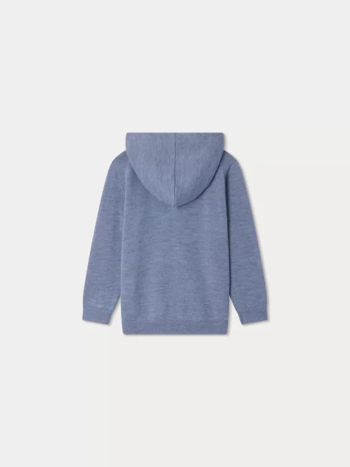 Child Bonpoint Cardigans And Sweaters | Tylcy Cardigan Gray Blue