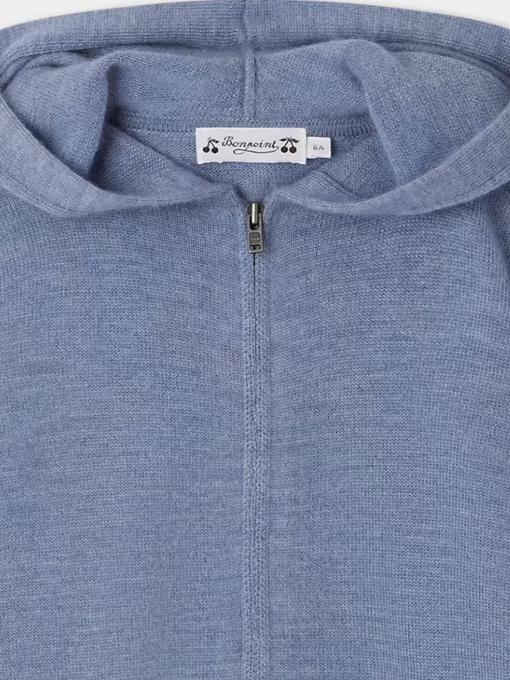 Child Bonpoint Cardigans And Sweaters | Tylcy Cardigan Gray Blue