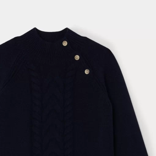 Child Bonpoint Cardigans And Sweaters | Tyoto Sweater Navy