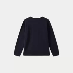 Child Bonpoint Cardigans And Sweaters | V-Neck Sweater For Boys Navy